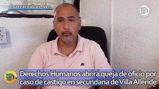 Derechos Humanos abrirá queja de oficio por caso de castigo de profesor en secundaria de Villa Allende