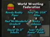 Paul Orndorff Roddy Piper David Schultz vs. Tony Atlas Rocky Johnson Ivan Putski - 4/23/1984 - WWF
