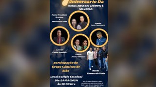 Com culto e ação de graças, igreja Jesus é o Caminho e Salvação celebra 7 anos, em Cajazeiras