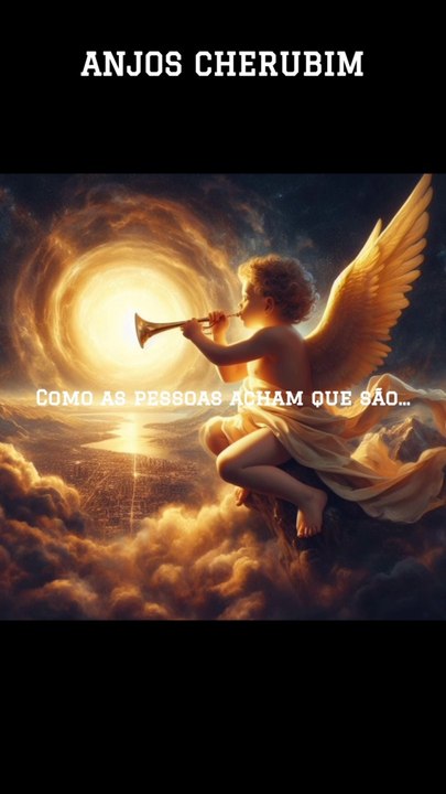 Como as pessoas acham que são os Anjos VS Como o profeta Ezequiel os Descreve Segundo a Visão que Deus lhe deu