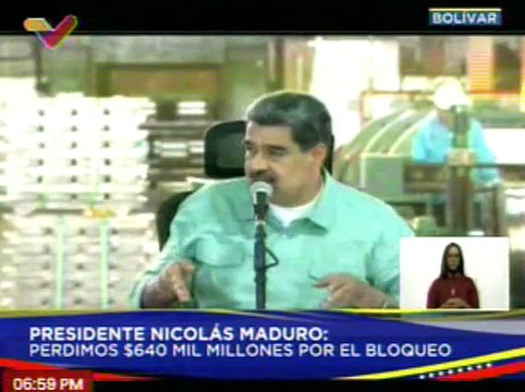 Pdte. Maduro: Este año vamos a romper récord de crecimiento económico superior al 8% del PIB