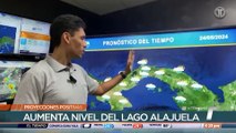 Lluvias favorecen niveles del lago Alajuela