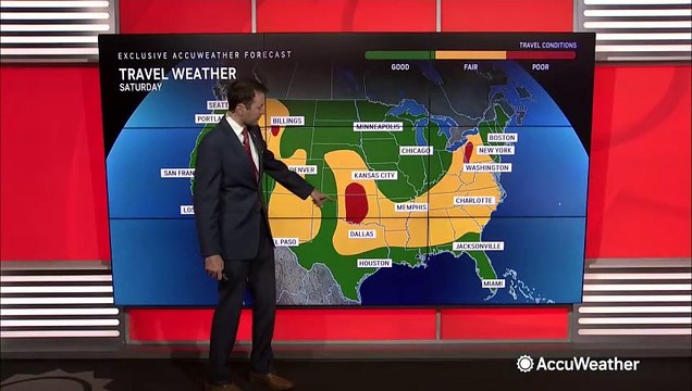 Your Saturday travel forecast for Memorial Day weekend