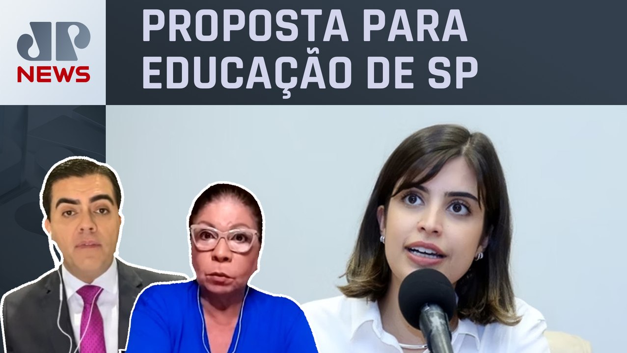 Tabata Amaral propõe ampliar ensino em tempo integral; Cristiano Vilela e Dora Kramer analisam