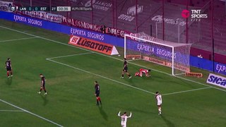 Lanús 1 - 0 Estudiantes: el gol de Moreno para abrir el marcador en la Fortaleza