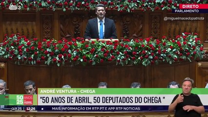 DISCURSO ÉPICO DE ANDRÉ VENTURA NO 25 DE ABRIL 2024 #acordaportugal #portugal #andreventura #fyp
