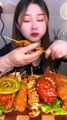 ASMR MUKBANG spicy Pork Bellly Soothing Sounds While Enjoying Delicious 먹방 모음이 팅쇼 리얼 사운드