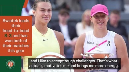 Swiatek and Sabalenka feeding off growing rivalry