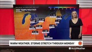 Memorial Day set to be a stormy one for much of the East Coast