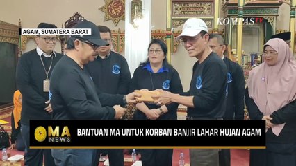 Bantuan MA untuk Korban Banjir Lahar Hujan Agam - MA NEWS