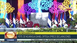 Pdte. Daniel Ortega respalda a Venezuela ante las sanciones estadounidenses