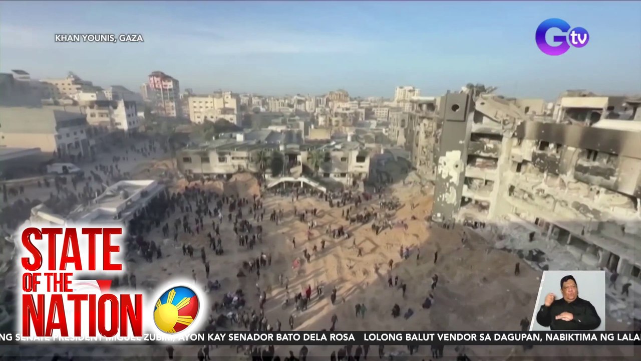 World court, inutusan ang Israel na itigil ang pag-atake ng militar nila sa Gaza | SONA