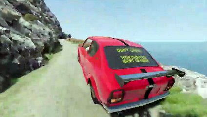 Cars vs Cliff Roads #14 - BeamNG DRIVE _ SmashChan