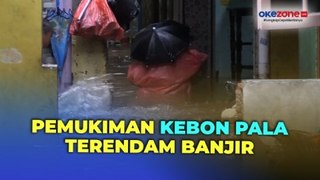 Ratusan Rumah di Kebon Pala Terendam Banjir Hampir Satu Meter
