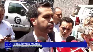 Álvarez Máynez no dejará su candidatura presidencial ante el incidente en Nuevo León