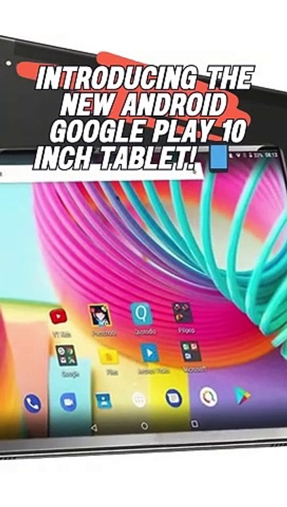 Introducing the new Android Google Play 10 inch tablet!