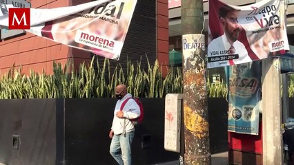 Ibai Llanos se queja por exceso de propaganda electoral en su visita a la Ciudad de México