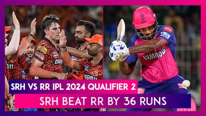 Video herunterladen: SRH vs RR IPL 2024 Qualifier 2 Stat Highlights: Sunrisers Hyderabad To Face KKR In IPL Final