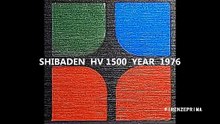 SHIBADEN  HV 1500 COLOR TV CAMERA  1974 Monotube  1" color camera.