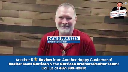 Customer REVIEWS Top Orlando Realtor Scott Garrison Team | Review Video #13
