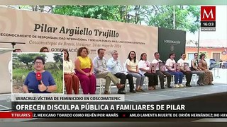 El gobierno de Veracruz ofrece disculpas públicas a víctima de feminicidio