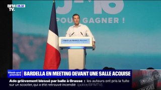Élections européennes: Jordan Bardella en meeting à Hénin-Beaumont au lendemain de son débat face à Gabriel Attal