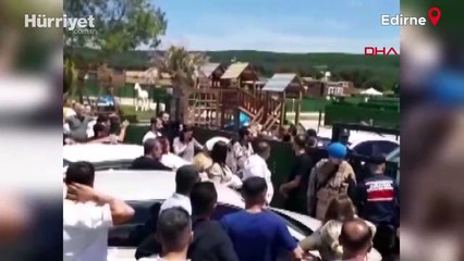 Edirne'de 'Tiny House' yıkımında arbede