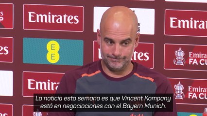 Guardiola, sobre Kompany y el Bayern: "Si lo fichan, tendrá mi apoyo incondicional"