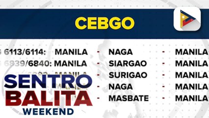 Ilang biyahe ng eroplano, kanselado ngayong araw dahil sa masamang lagay ng panahon