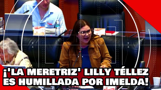 ¡VEAN! ¡Lilly Téllez es ridiculizada por Imelda por atacar a AMLO como le manda su padrote Salinas!