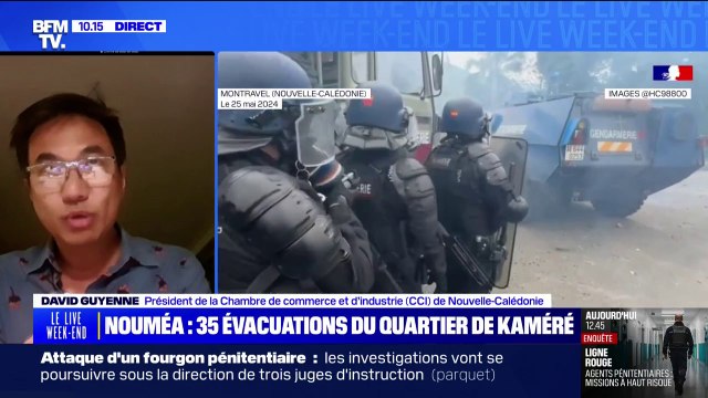 Émeutes en Nouvelle-Calédonie: Un certain nombre de personnes doivent appeler au calme , déclare David Guyenne, président de la Chambre de commerce et d’industrie (CCI) du territoire