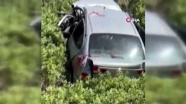 Manisa'da feci olay! Sürücü yanarak öldü, çok sayıda yaralı var