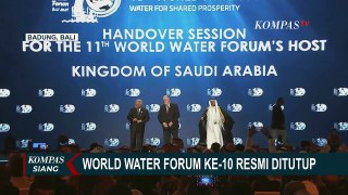 World Water Forum Ke-10 Resmi Ditutup oleh Menteri PUPR Basuki Hadimuljono