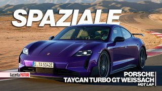 Porsche Taycan Turbo GT Weissach: un luna park in pista