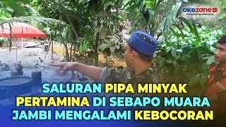 Pipa Minyak Pertamina di Sebapo Muaro Jambi Mengalami Kebocoran, Warga Khawatir Cemari Lingkungan