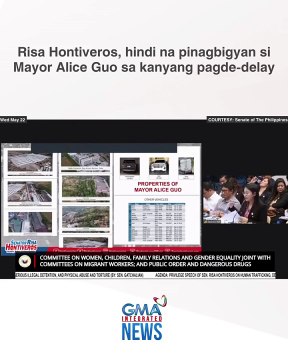 Risa Hontiveros, hindi na pinagbigyan si Mayor Alice Guo sa kanyang pagde-delay | GMA Integrated News