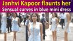 Janhvi Kapoor flaunts her curves in mini dress for ‘Mr. and Mrs. Mahi’