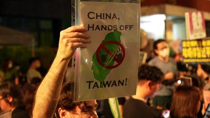 Tens of thousands protest Taiwan parliament bills