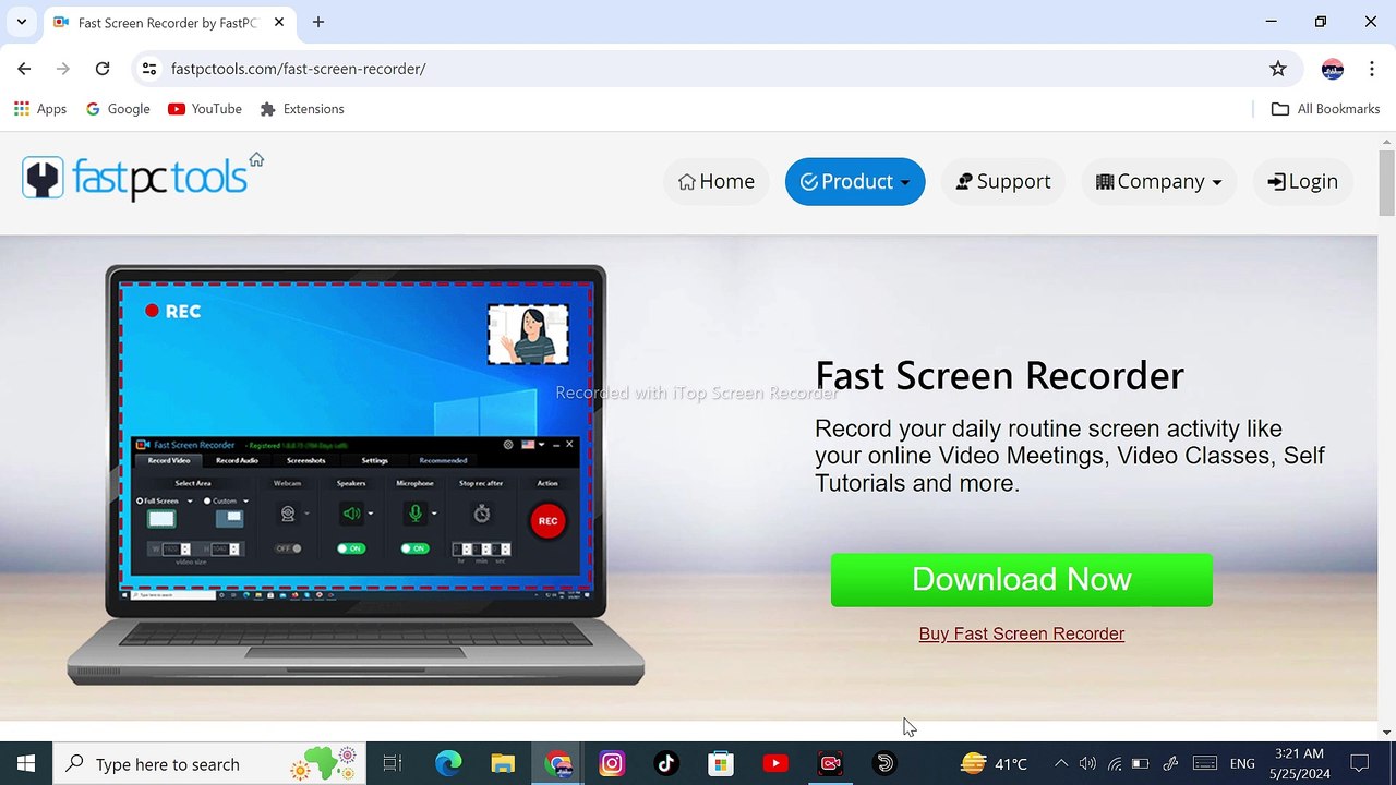 100%free laptop screen recoder