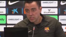 Lo ha soltado al final y la sala no ha podido aguantar la risa: la frase de Xavi al terminar la rueda