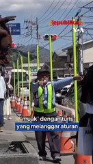 Warga Fujikawaguchiko  Pasang Penghalang Pemandangan Gunung Fuji