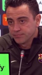 La frase de Xavi al despedirse que ha desatado las risas y aplausos