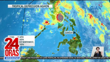 24 Oras Weekend Part 1- Bagyong Aghon; Estado ng NCR drainage masterplan; Task force sa pinatay na LTO official; atbp.