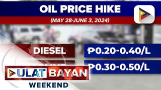 Oil price hike, nakaamba sa susunod na linggo