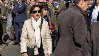 [VÍDEO] Margarita Robles es abucheada en el desfile del Día de las Fuerzas Armadas