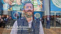 Sports Editor Mark Atkinson at Hampden Park for The Scottish Cup