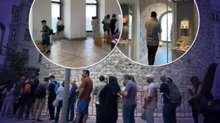 Restorasyonu tamamlanan Galata Kulesi ziyarete açıldı