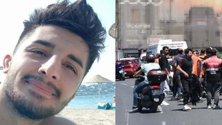 İzmir'de yeni mezun olan motokuryenin feci ölümü