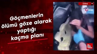 Edirne'de göçmenlerin ölümü göze alarak yaptığı kaçma planı pes dedirtti