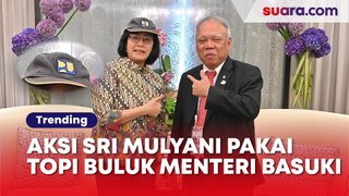 Aksi Kocak Sri Mulyani Pakai Topi Buluk Menteri Basuki: Saksi Pembangunan yang Tiada Henti